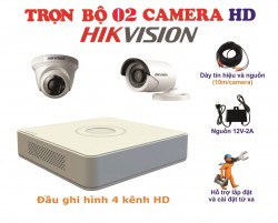 Bộ kit 2 camera HikVision 1.0MP